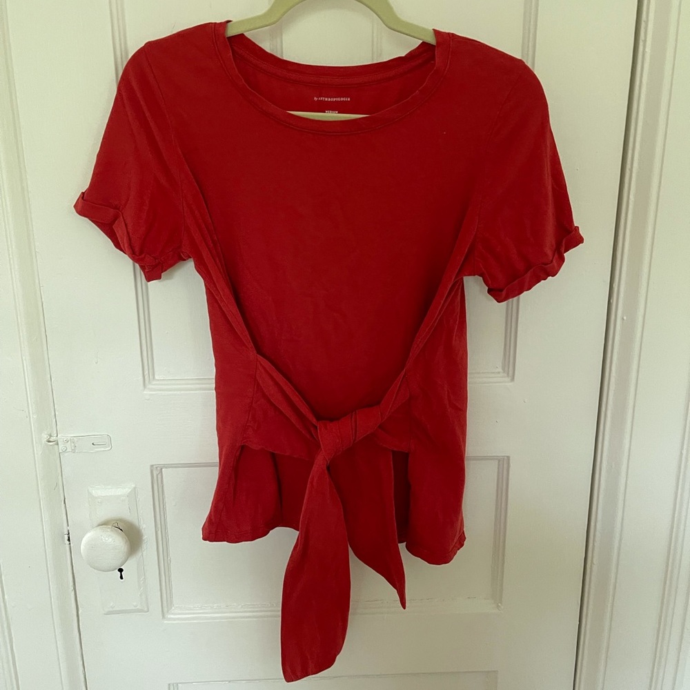 Anthropologie Tie Shirt